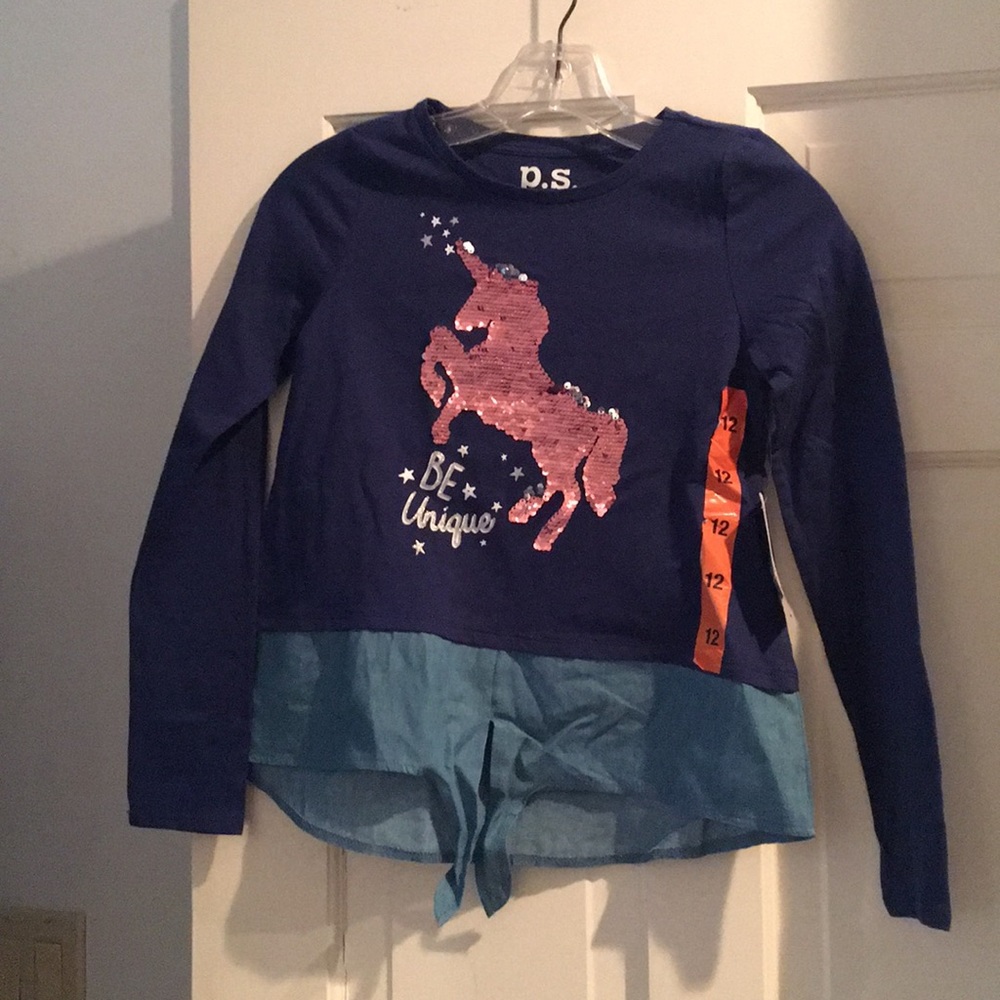 Girls’ long sleeve shirt
